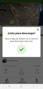 Pasar rutas de Wikiloc a Garmin