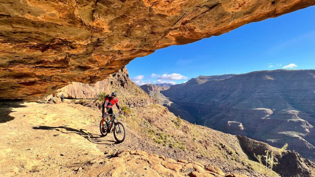 Ruta de enduro en Canarias, circular Montaña de Tauro