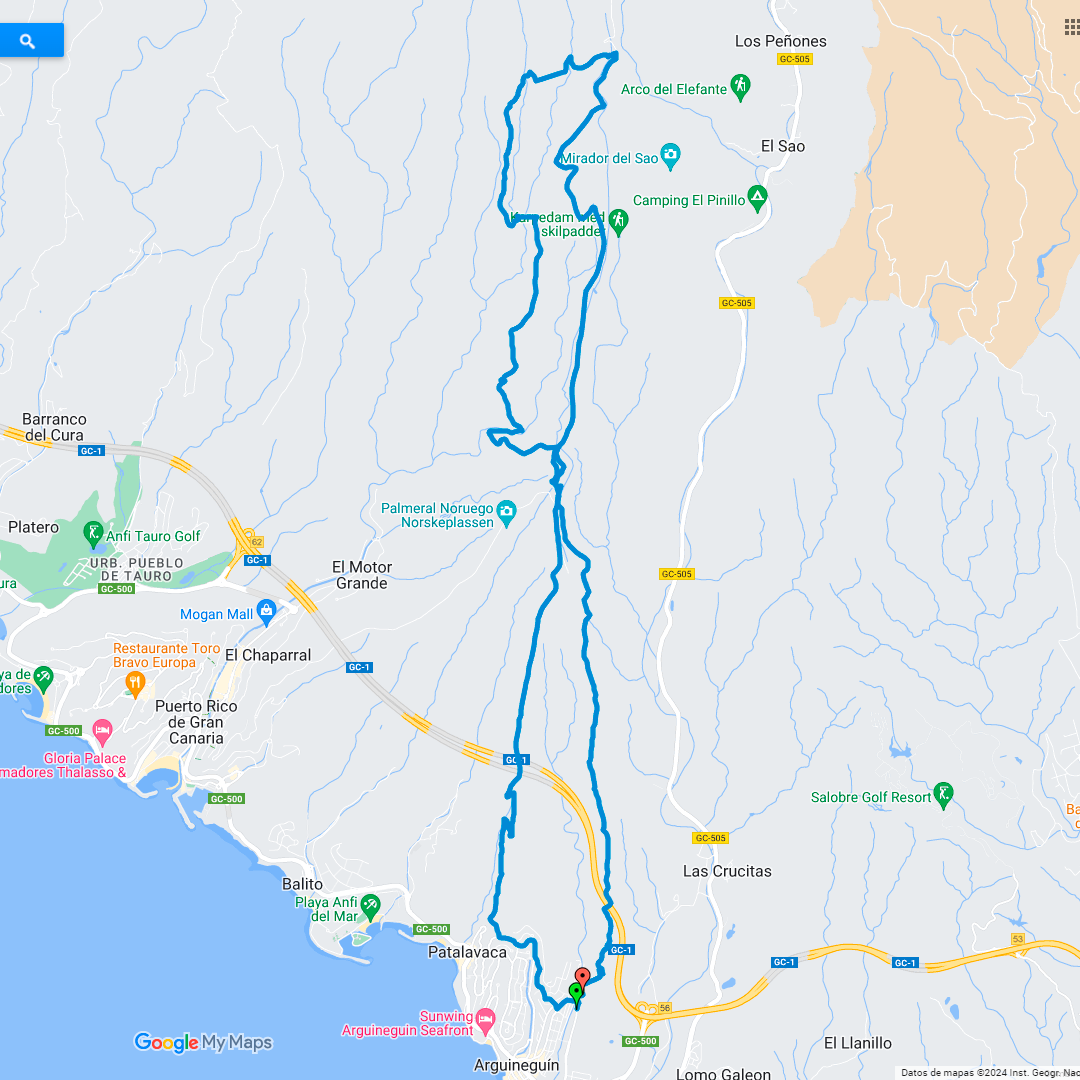 Track Arguineguín – Cortadores