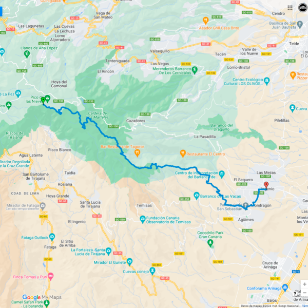 Track Pico de las Nieves – Ingenio