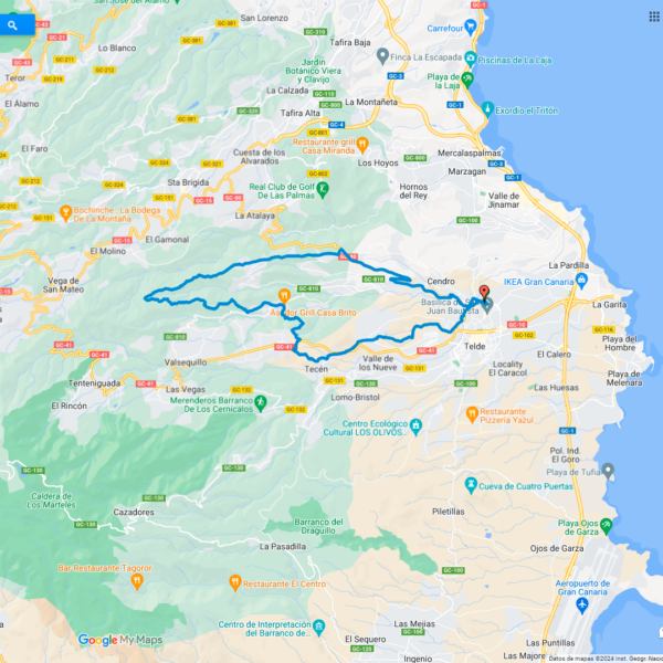 Track Enduro MTB en Gran Canaria: Telde – Ciclón – Huracán